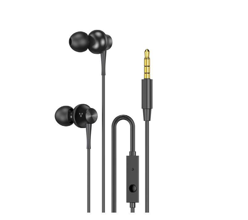 AUDIFONOS VORAGO EP-104 3.5MM NEGRO MANOS LIBRES ALMOHADILAS INTERCAMBIABLES - AUDIFONOS VORAGO EP-104 3.5MM NEGRO MANOS LIBRES ALMOHADILAS INTERCAMBIABLES -